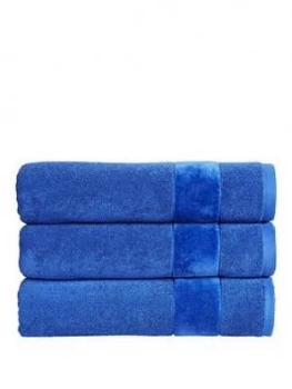 Image of Christy Prism Vibrant Plain Dye Turkish 55Ogsm Towel Range - Blue Velvet - Bath Sheet