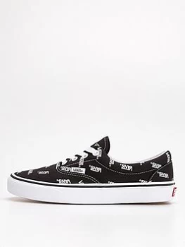 Image of Vans UA Era Repeat Logo - Black/White, Size 8, Women