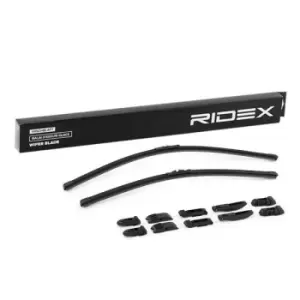 Image of RIDEX Wiper blade 298W0195 Windscreen wiper,Window wiper VW,FIAT,VOLVO,TIGUAN (5N_),MULTIPLA (186),V70 II (285),XC90 I (275),S60 I (384),S80 I (184)