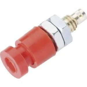 Image of Jack socket Socket vertical vertical Pin diameter 2.4mm Red S