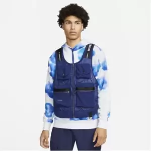 Image of Nike England Full-Zip Vest 2022 2023 Adults - Blue