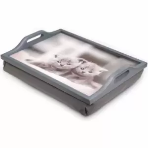 Image of St Helens Kittens Lap Tray With Cushion