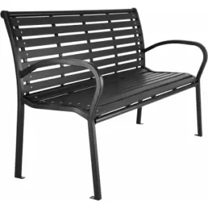 Image of Tectake - Garden bench Pino - outdoor bench, metal garden bench, metal bench