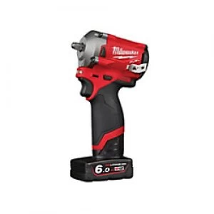 Image of Milwaukee M12 FIW38-622X 12 V 6000 mAh Impact Wrencher 339 Nm