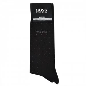 Image of Hugo Boss Polka Dot Socks Black