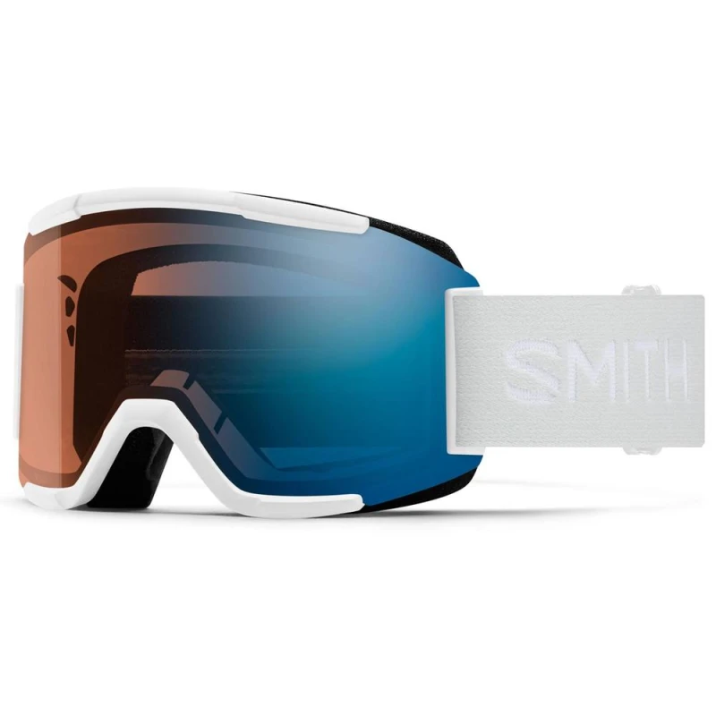 Image of Smith Squad White Vapor 2021 ChromaPop Pro Photochromic Ski Goggles White Unisex