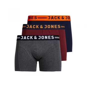 Image of Jack & Jones 3 Pack of Trunks Size: Large