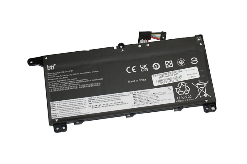 Image of BTI BTI L22B3PE0 compatible 45Wh 3-cell battery for Lenovo K14 G2 G3 THINKBOOK 14 G6 G7 L22B3PE0-BTI
