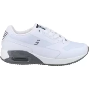 Image of Safety Jogger Ela Occupational Work Shoes White/Grey - 5