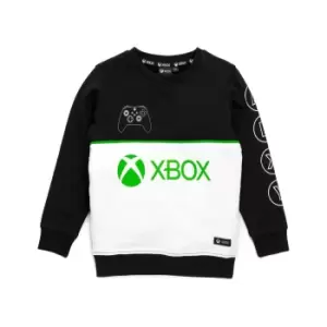 Image of Xbox Boys Sweatshirt (5-6 Years) (Black/White/Green)