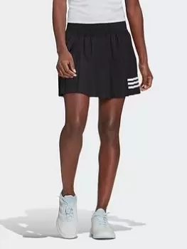 Image of adidas Club Tennis Pleated Skirt, Black/White, Size 2Xs, Women