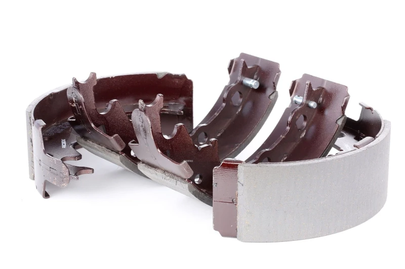 Image of RIDEX 70B0050 Brake Shoes Rear Axle, without lever, without handbrake lever Brake Shoe Set (70)