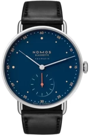 Image of Nomos Glashutte Watch Metro Neomatik Nachtblau Sapphire Crystal