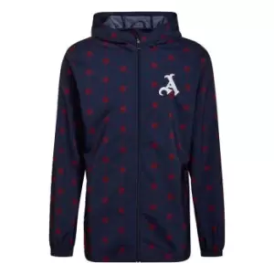 Image of adidas Arsenal Windbreaker Mens - Collegiate Navy / Scarlet
