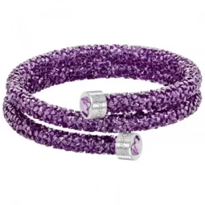 Image of Ladies Swarovski Stainless Steel Crystaldust Bangle