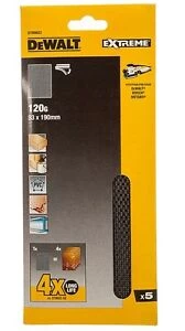 Image of DEWALT Extreme 4X Life Mesh 1/3 Sanding Sheets 120g Pack of 5