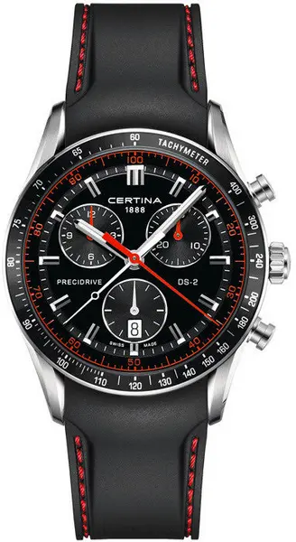 Image of Certina Watch DS-2 Chrono - Black CRT-387