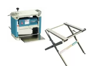 Image of Makita 2012NBX 110v Planer Thicknesser with 198689-7 Stand