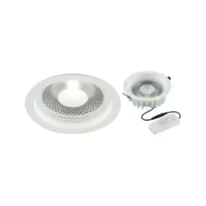 Image of Cob LED Recessed Commercial Downlight 4000K, 230V 20W - Knightsbridge