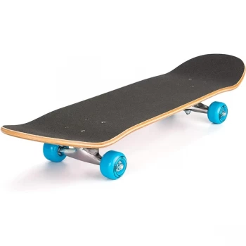 Image of Xootz Kids Complete Beginners Double Kick Trick Skateboard Maple Deck - 31 x 8" Skull