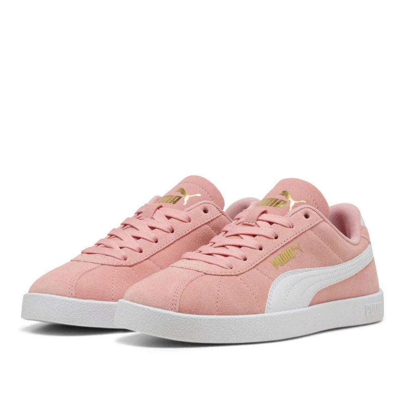 Image of Puma Puma Club Ii Jr Low-Top Trainers Unisex Kids Pink Fruit-Wh unisex 5 (38)
