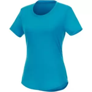 Image of Elevate Womens/Ladies Jade Short Sleeve Recycled T-Shirt (S) (Blue)