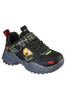 Image of Skechers Boys Skech-o-saurus Trainer - Black, Size 11 Younger