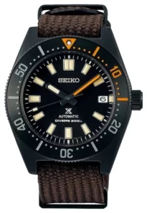 Image of Seiko SPB253J1 Prospex 62MAS Black Series Brown Fabric Strap Watch