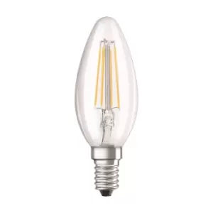 Image of Osram 4W Parathom Clear LED Candle Bulb E14/SES Cool White - 287808-439535