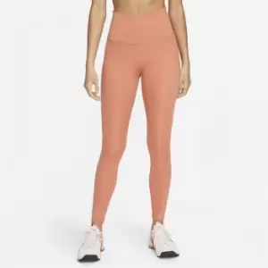 Image of Nike One Dri-FIT Womens High-Rise Leggings - Pink