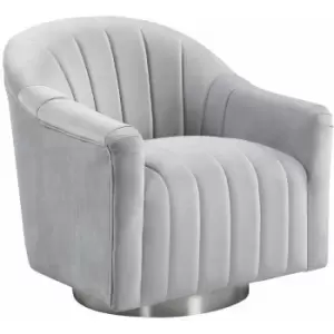 Image of Tiffany Swivel Chair Silver