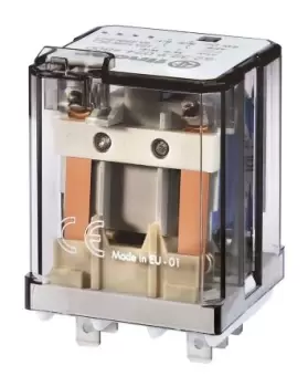 Image of Finder, 24V dc Coil Non-Latching Relay DPDT Plug In, 2 Pole, 62.32.9.024.0040