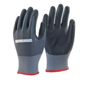 Image of BFlex Medium Nitrile Gloves BlackGrey