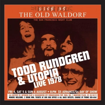 Image of Todd Rundgren & Utopia - Live At The Old Waldorf Vinyl