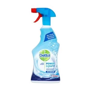 Image of Dettol Power and Pure Bathroom Spray - 750ml