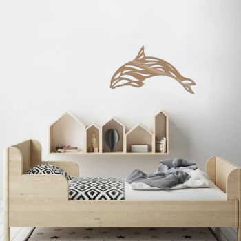 Image of Dolphin - Copper Copper Decorative Metal Wall Accessory