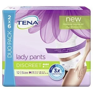 Image of TENA Lady Pants Discreet Duo Medium 12pc