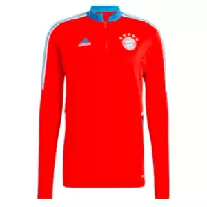 Image of 2022-2023 Bayern Munich Convido Half Zip Training Top (Red)