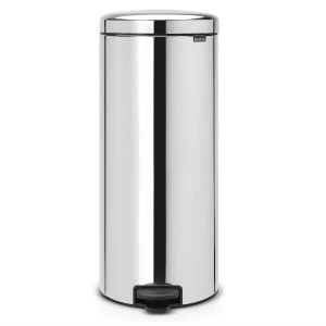 Image of Brabantia newlcon 30L Pedal Bin - Brilliant Steel
