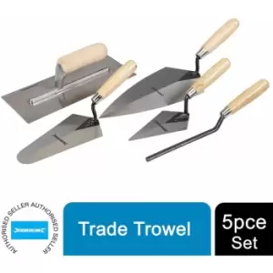 Image of Trowel Set Jointing Trade 5pce Plastering Tool CB60 - Silverline
