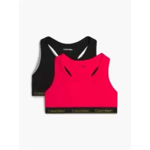 Image of Calvin Klein 2PK Bralette - Red