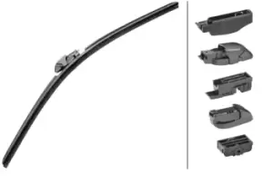 Image of HELLA Wiper blade 9XW 358 053-171 Windscreen wiper,Window wiper BMW,FORD,PEUGEOT,6 Gran Coupe (F06),6 Coupe (F13),Focus II Kombi (DA_, FFS, DS)
