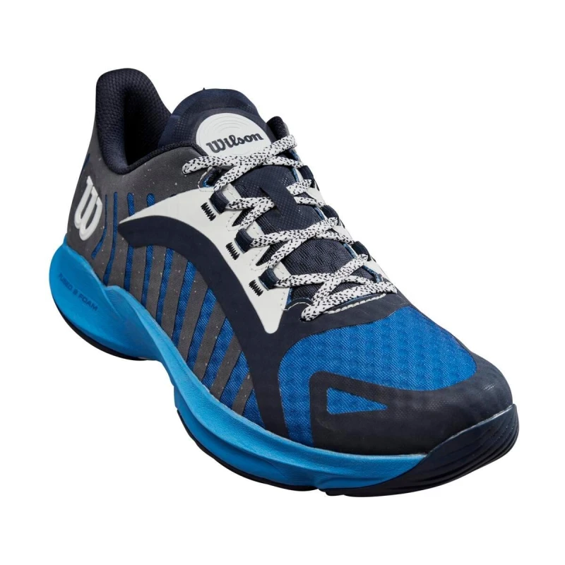 Image of Wilson Mens Hurakn Pro Padel Trainers Navy Blaze male 12.5 (48)