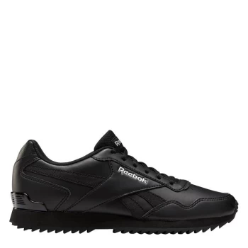 Image of Reebok Royal Glide Ripple Clip Ladies Trainers - Black