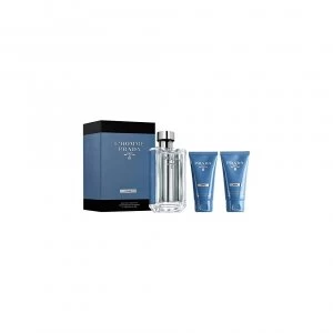 Image of Prada LHomme LEau Gift Set 100ml Eau de Toilette + 75ml Shower Cream + 75ml Facial Cleanser