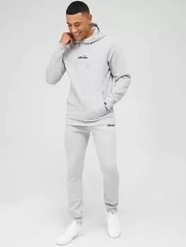 Image of Ellesse Sucre Tracksuit - Grey Marl, Size S, Men