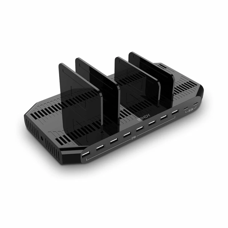 Image of Lindy Lindy 120W 10 Port USB Charging Station 73435