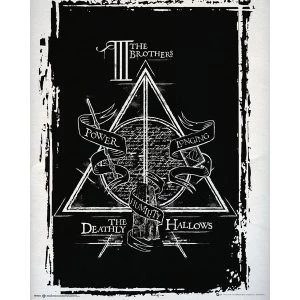 Image of Harry Potter Deathly Hallows Graphic Mini Poster