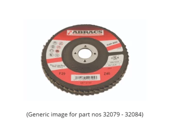 Image of Abracs Zirconium Flap Discs 100mm x P80 Pack 5 Connect 32081