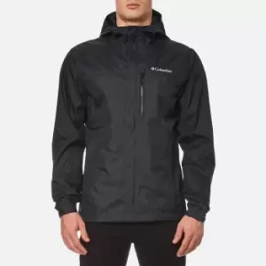 Image of Columbia Mens Pouring Adventure 2 Jacket - Black - L - Black